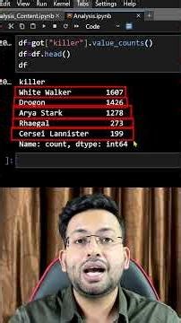 Data Science Reveals the Biggest Killer in Westeros | Analyze Game of Thrones with Python Pandas