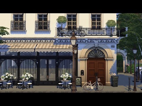 Parisian Luxury Store & Apartments • The Sims 4 • No CC | Speed Build