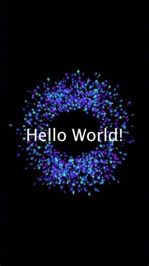 Hello World! using processing