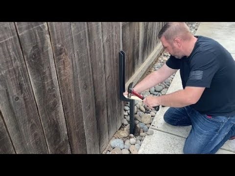 See How I Used This Fence Repair Kit To Stop My Fence From Falling Over