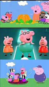Peppa Pig song Transformation dance Tiles hop edm COVER #peppapig #shorts_