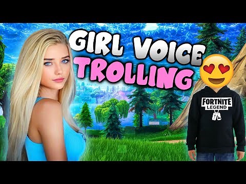 Girl Voice Trolling The Biggest Simp In Fortnite