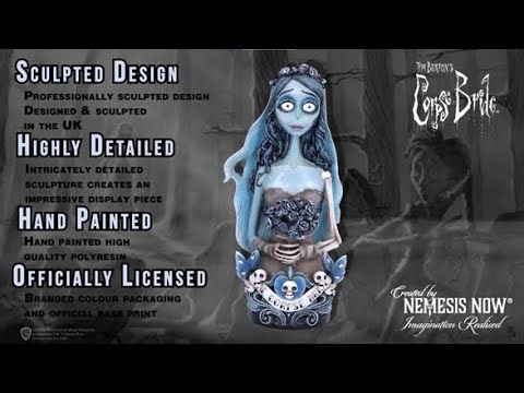 Corpse Bride Emily Bust Unboxed | Nemesis Now