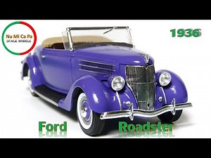 1936 Ford Roadster, AMT / ERTL No. 6591 1/25 Scale Model Kit Build