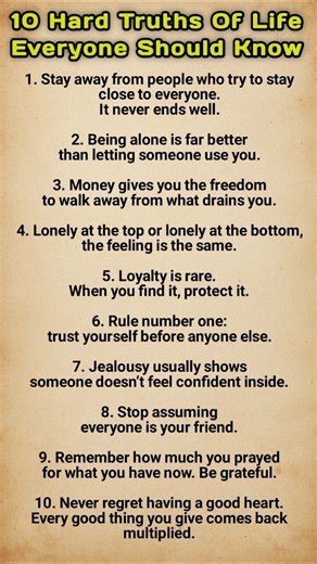 10 Realities of Life You Need to Hear Today