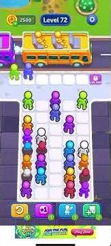 Bus Jam Level 72 Walkthrough Solution