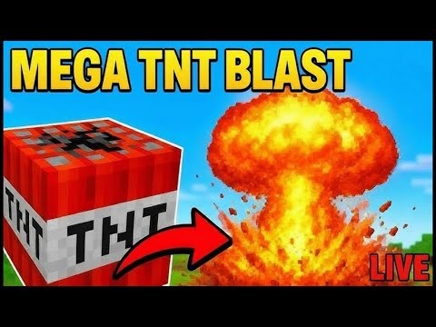 🔴Minecraft TNT Village BLAST Streamer Vs Viewers