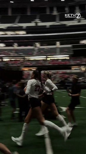 Nebraska volleyball plays in historic match at AT&T Stadium