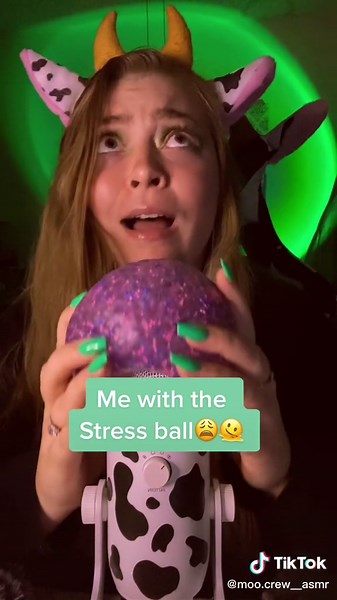 Stress Ball Obsessed ASMR Girl | Moo Krew