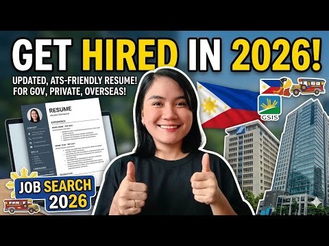PAANO GUMAWA NG UPDATED AT ATS-FRIENDLY NA RESUME O CURRICULUM VITAE 2026? (STEP-BY-STEP GUIDE) 💯