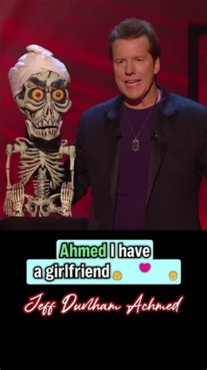 I Can't Believe Achmed Said This 💀 #jeffdunham #comedy #shorts