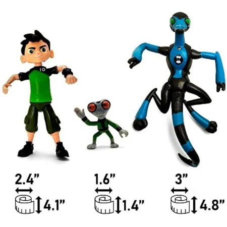 Figures Based on Ben 10 Action Figures - Set of 9 Toys,Ben Tennyson, Four Arms, Grey Matter, Kineceleran, Diamondhead, Hex, Steam Smythe, Cannonbolt, Action Figures Desktop Decoration - Walmart.ca