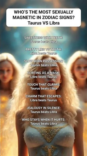 Dangerously Magnetic Taurus vs Libra power battle