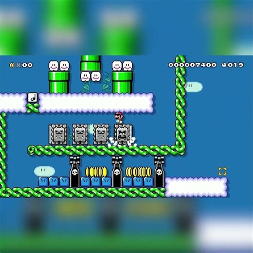 ●～ お知らせ ～● 【*sky speed run 30s*】 by # sàńa/ていふ [sana/teifu] #shorts 🍄Super Mario Maker 2 #drj