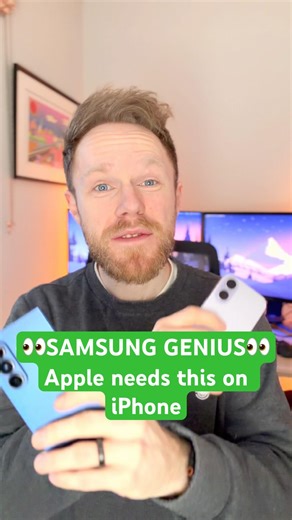 Genius Samsung feature gives you virtual screen protector 📲 Apple, get this on iPhone please 🙏