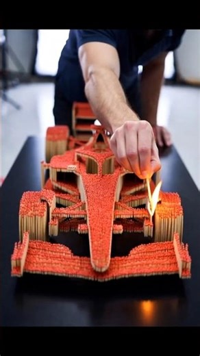 MOBIL FORMULA 1 DARI KOREK API TERBAKAR 🔥