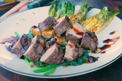 Gordon Ramsay’s Crispy Duck with Cherry Glaze