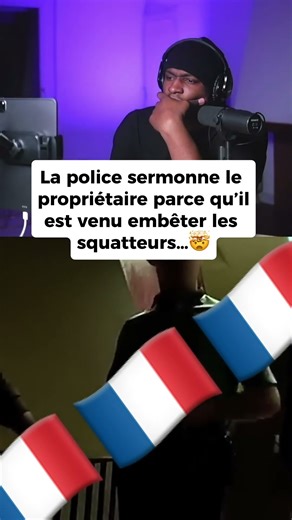 Honest people are being lectured in this country... #france #squatter #justice #police #squatters...