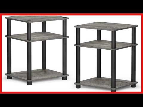 Furinno Just Series 3-Tier End Table: Stylish, Compact, and Eco-Friendly Storage Solution