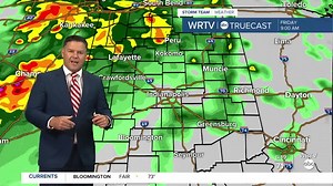 It's a WRTV StormTeam ALERT Day. Showers and thunderstorms are in the forecast throughout today with some heavy downpours likely. Here's what you can expect. | WRTV