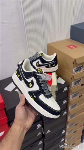 Black White Sneakers With Yellow Accents Everyone Is Talking About