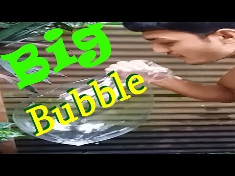 How To Make a BIG Bubble at Home ||| DIY BIG BUBBLES With ‍Soap Very Easy Way!!!