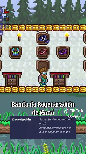 Accesorios para Mago en Terraria Pre-Hardmode