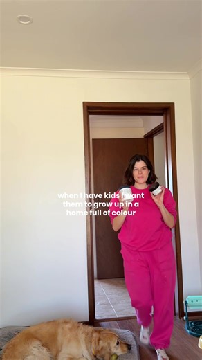 Starting that mission now ☀️ My partner and I bought our first home together in 3 months ago, and we’re on a journey to add colour and character back into this very white wall’ed space! Can you guess where these two yellows will be going? 🙊 #ColourfulHome #Maximalism #Maximalist #ColorfulHome #HomeRenovation