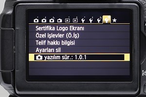 Canon EOS Firmware Update Makineleriniz Güncel mi ?