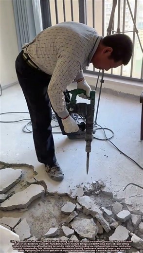 Scientific Insights into Floor Removal Using Drills for Safe Construction Work