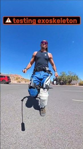 testing exoskeleton hypershell x pro #exoskeletons #hypershell