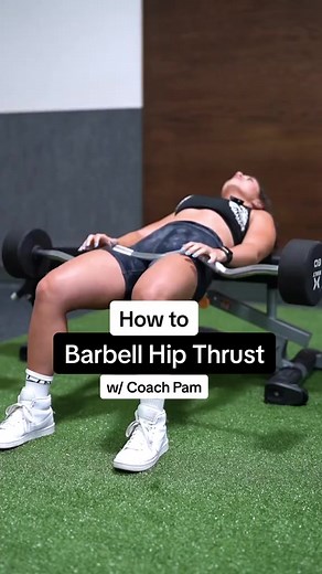 184K views · 4.7K reactions | How to: Barbell Hip Thrust w/ Coach Pam Campbell | Alena Cassisi | Facebook