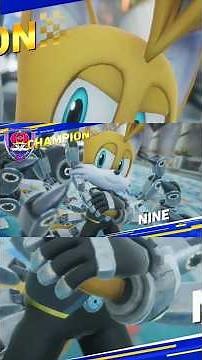 Nine takes over the race #sonicracingcrossworlds