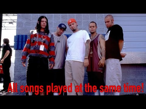 Limp Bizkit’s discography but all of the songs are played at the same time