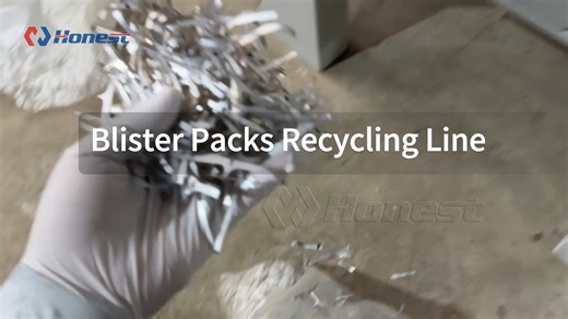 Blister Pack Recycling Line: Aluminum—Plastic Efficient Separation...