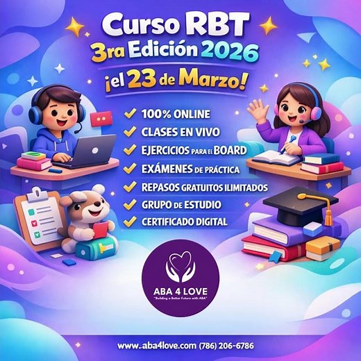 Curso RBT de 40 Horas | Comienza tu camino en ABA