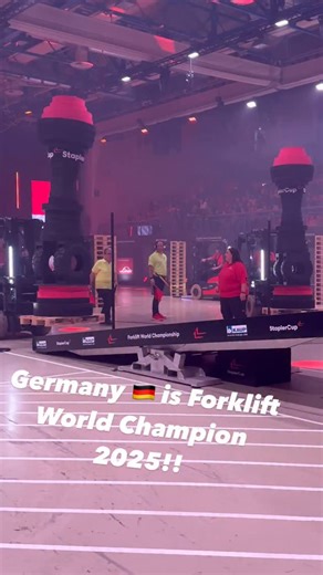 Team Deutschland 🇩🇪 hat’s geschafft! Weltmeister im Staplerfahren 2025!! #staplercup2025 #staplercup #forklift #stapler #champion | StaplerCup - Meisterschaften im Staplerfahren