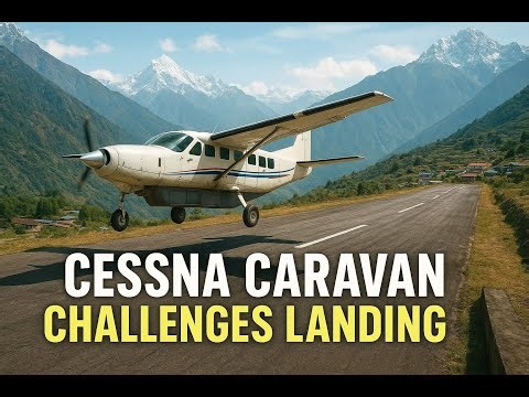 World’s Most Dangerous Runway – Cessna Caravan Attempt - Garmin 1000