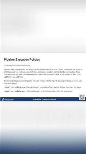 GitLab Security: New Pipeline Execution Policies #shorts