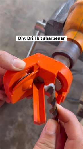 Diy: Drill bit sharpener #mechanic #oldschool #diy #crafts #highlights #fblifestyle #Teambelbros | Team Belbros