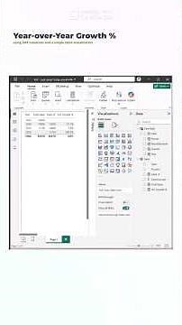 Calculate YoY Growth % in Power BI