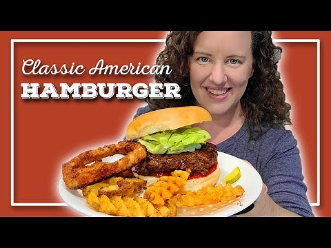Classic American Hamburger Recipe | How to Cook Hamburgers in a Cast Iron Skillet