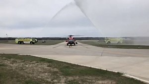 10K views · 160 reactions | The Cherry Capital Airport - TVC honored United States Coast Guard Commander Mark Graboski before he took off on his last flight on Friday. | UpNorthLive | Facebook