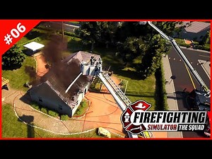 Let's Play Firefighting Simulator - The Squad #06 | My first ladder truck mission | PS4