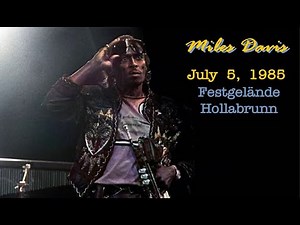 Miles Davis- July 5, 1985 Festgelände, Hollabrunn