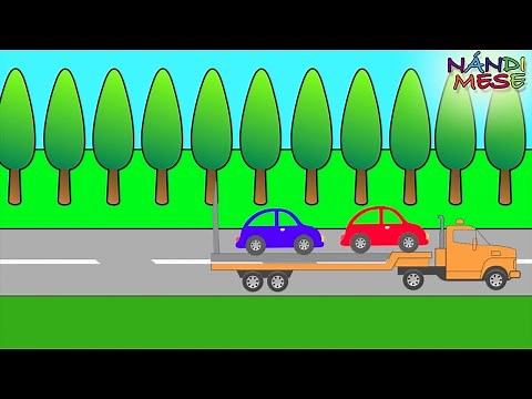 Színes autók mese magyarul