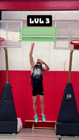 Vertical jump test levels