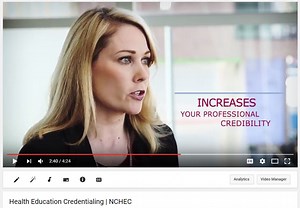 NCHEC Releases Value of Certification Video 2017 for CHES® and MCHES® Credentials