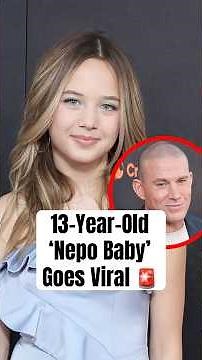 13-Year-Old ‘Nepo Baby’ Goes Viral #shorts #channingtatum #everlytatum