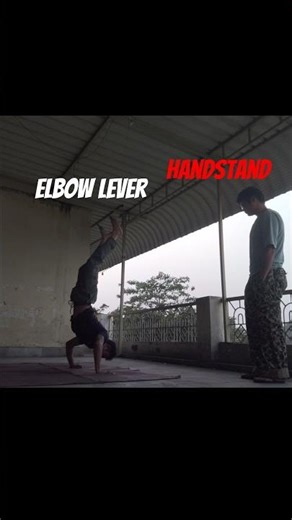 Elbow lever to Handstand #calisthenics #handstand #elbowlever #ytshorts #trending #challenge#foryou